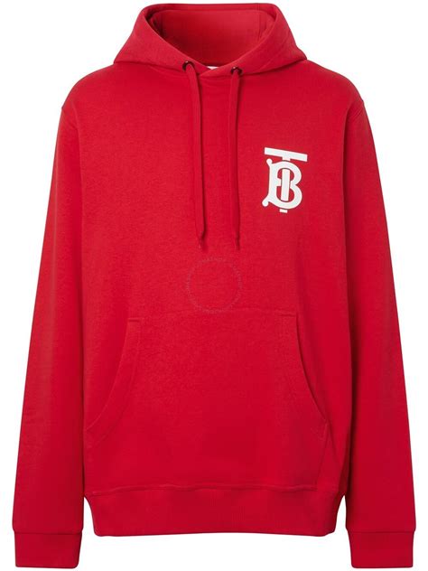 burberry red hoodie